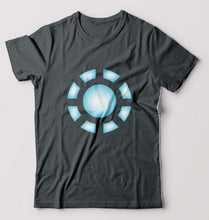 Load image into Gallery viewer, ARC REACTOR Iron Man Superhero T-Shirt for Men-Steel grey-Ektarfa.online
