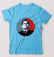 Load image into Gallery viewer, Michael Scott T-Shirt for Men-Light Blue-Ektarfa.online
