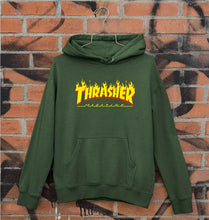 Load image into Gallery viewer, Thrasher Magzine Unisex Hoodie for Men/Women-Dark Green-Ektarfa.online
