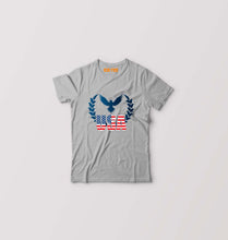 Load image into Gallery viewer, USA America Kids T-Shirt for Boy/Girl-0-1 Year(20 Inches)-Grey-Ektarfa.online
