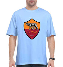 Load image into Gallery viewer, A.S. Roma Oversized T-Shirt for Men-Baby Blue-Ektarfa.online
