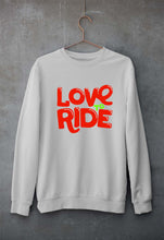 Load image into Gallery viewer, Love to Ride Unisex Sweatshirt for Men/Women-Grey Melange-Ektarfa.online
