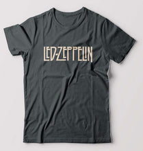 Load image into Gallery viewer, Led Zeppelin T-Shirt for Men-S(38 Inches)-Steel grey-Ektarfa.online
