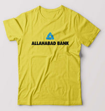 Load image into Gallery viewer, Allahabad Bank T-Shirt for Men-S(38 Inches)-Yellow-Ektarfa.online
