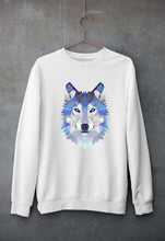 Load image into Gallery viewer, Wolf Unisex Sweatshirt for Men/Women-White-Ektarfa.online
