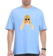 Load image into Gallery viewer, Taylor Swift Oversized T-Shirt for Men-Baby Blue-Ektarfa.online
