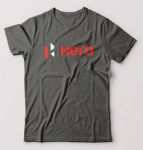 Load image into Gallery viewer, Hero MotoCorp T-Shirt for Men-S(38 Inches)-Charcoal-Ektarfa.online
