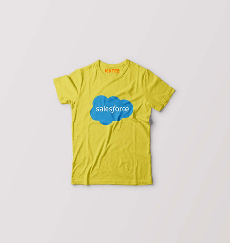 Salesforce Kids T-Shirt for Boy/Girl-White-Ektarfa.online