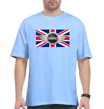 Load image into Gallery viewer, Mini Cooper Oversized T-Shirt for Men-Baby Blue-Ektarfa.online
