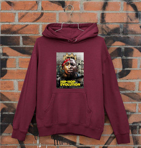 Hip-Hop Evolution Unisex Hoodie for Men/Women-Maroon-Ektarfa.online