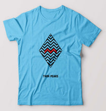 Load image into Gallery viewer, Twin Peaks T-Shirt for Men-Light Blue-Ektarfa.online
