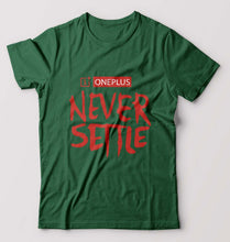 Load image into Gallery viewer, OnePlus T-Shirt for Men-Bottle Green-Ektarfa.online
