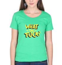 Load image into Gallery viewer, What The Fuck T-Shirt for Women-flag green-Ektarfa.online
