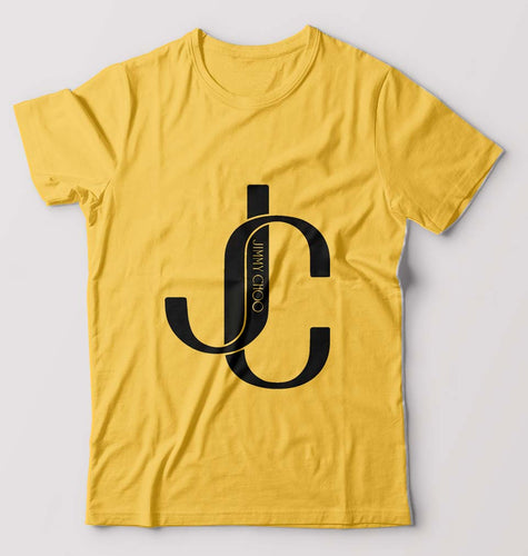 Jimmy Choo T-Shirt for Men-Golden Yellow-Ektarfa.online