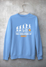 Load image into Gallery viewer, Bitcoin Crypto Money Unisex Sweatshirt for Men/Women-Baby Blue-Ektarfa.online
