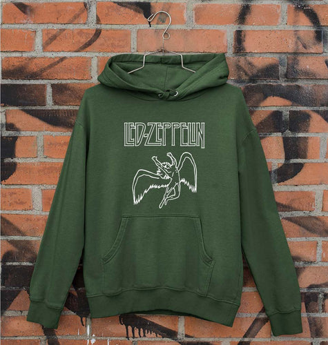 Led Zeppelin Unisex Hoodie for Men/Women-Dark Green-Ektarfa.online