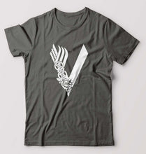 Load image into Gallery viewer, Vikings T-Shirt for Men-Charcoal-Ektarfa.online
