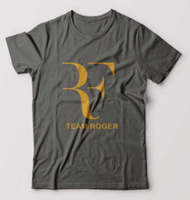 Load image into Gallery viewer, Roger Federer T-Shirt for Men-S(38 Inches)-Charcoal-Ektarfa.online
