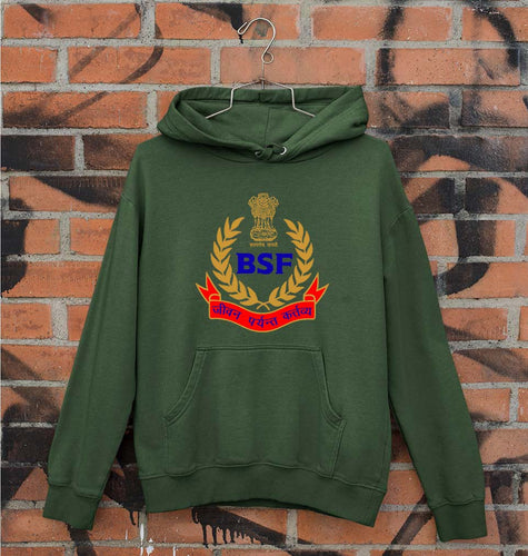 BSF Army Unisex Hoodie for Men/Women-Dark Green-Ektarfa.online