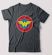 Load image into Gallery viewer, Wonder Woman Superhero T-Shirt for Men-Steel grey-Ektarfa.online
