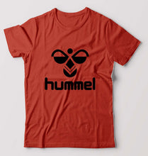 Load image into Gallery viewer, Hummel T-Shirt for Men-S(38 Inches)-Brick Red-Ektarfa.online

