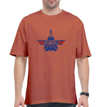 Load image into Gallery viewer, Top Gun Oversized T-Shirt for Men-Coral-Ektarfa.online

