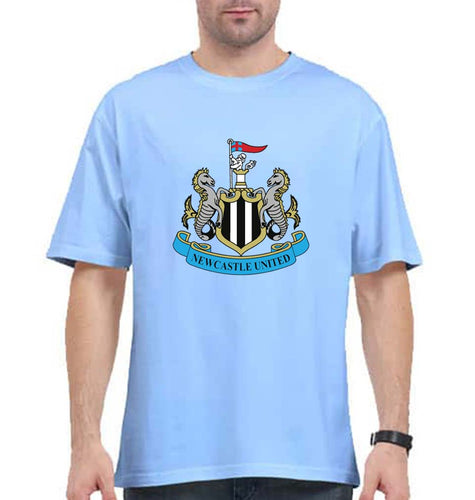 Newcastle Oversized T-Shirt for Men-Baby Blue-Ektarfa.online