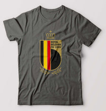 Load image into Gallery viewer, Belgium Football T-Shirt for Men-S(38 Inches)-Charcoal-Ektarfa.online
