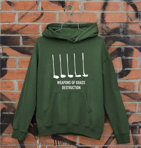 Golf Unisex Hoodie for Men/Women-Dark Green-Ektarfa.online