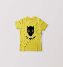 Load image into Gallery viewer, Black Panther Superhero Kids T-Shirt for Boy/Girl-Yellow-Ektarfa.online
