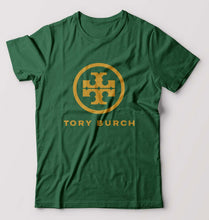 Load image into Gallery viewer, Tory Burch T-Shirt for Men-S(38 Inches)-Bottle Green-Ektarfa.online

