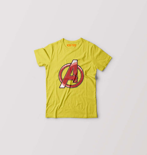 Avengers Kids T-Shirt for Boy/Girl-Mustard Yellow-Ektarfa.online