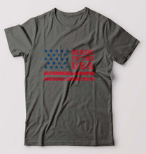 Load image into Gallery viewer, USA America T-Shirt for Men-Charcoal-Ektarfa.online
