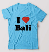 Load image into Gallery viewer, I Love Bali T-Shirt for Men-Light Blue-Ektarfa.online
