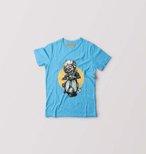 Load image into Gallery viewer, Skull Kids T-Shirt for Boy/Girl-Light Blue-Ektarfa.online
