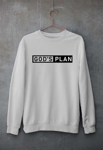 God's plan Unisex Sweatshirt for Men/Women-Grey Melange-Ektarfa.online