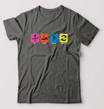 Load image into Gallery viewer, Badminton T-Shirt for Men-Charcoal-Ektarfa.online

