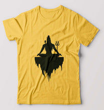 Load image into Gallery viewer, Mahakal Mahadev Bholenath Shiva Shivji T-Shirt for Men-S(38 Inches)-Golden Yellow-Ektarfa.online
