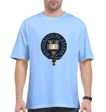 Load image into Gallery viewer, University of Oxford Oversized T-Shirt for Men-Baby Blue-Ektarfa.online
