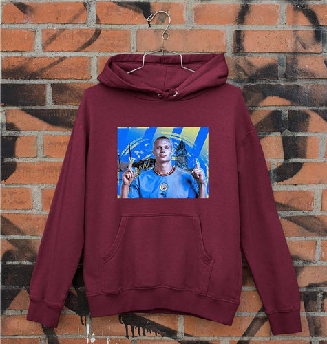 Erling Haaland Unisex Hoodie for Men/Women-Maroon-Ektarfa.online