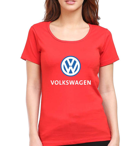 Volkswagen T-Shirt for Women-Red-Ektarfa.online