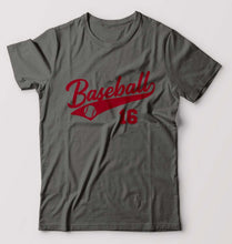 Load image into Gallery viewer, Baseball T-Shirt for Men-Charcoal-Ektarfa.online
