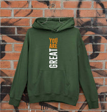 Load image into Gallery viewer, You Are Great Unisex Hoodie for Men/Women-S(40 Inches)-Dark Green-Ektarfa.online
