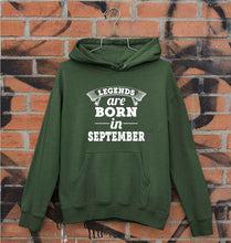 Load image into Gallery viewer, Legends are born in september Unisex Hoodie for Men/Women-Dark Green-Ektarfa.online
