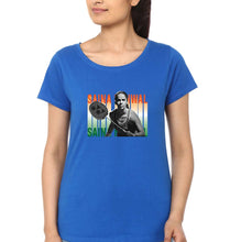 Load image into Gallery viewer, Saina Nehwal T-Shirt for Women-Royal Blue-Ektarfa.online
