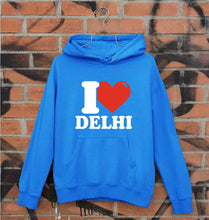 Load image into Gallery viewer, I Love Delhi Unisex Hoodie for Men/Women-Royal Blue-Ektarfa.online
