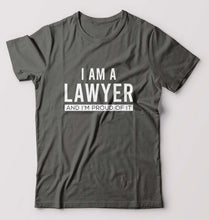 Load image into Gallery viewer, Lawyer T-Shirt for Men-Charcoal-Ektarfa.online
