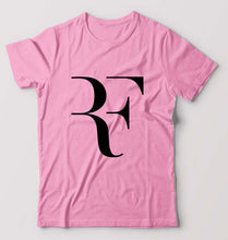 Load image into Gallery viewer, Roger Federer(RF) T-Shirt for Men-S(38 Inches)-Light Baby Pink-Ektarfa.online
