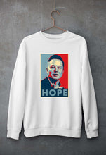 Load image into Gallery viewer, Elon Musk Hope Unisex Sweatshirt for Men/Women-White-Ektarfa.online
