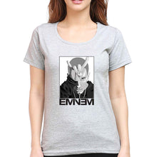 Load image into Gallery viewer, EMINEM T-Shirt for Women-XS(32 Inches)-Grey Melange-Ektarfa.online
